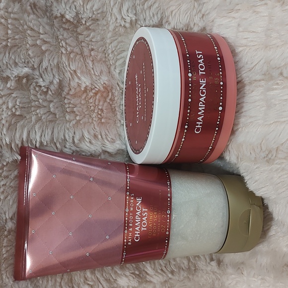 B&BW Champagne Toast exfoliating scrub and body butter - Picture 1 of 5